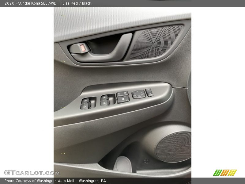 Pulse Red / Black 2020 Hyundai Kona SEL AWD