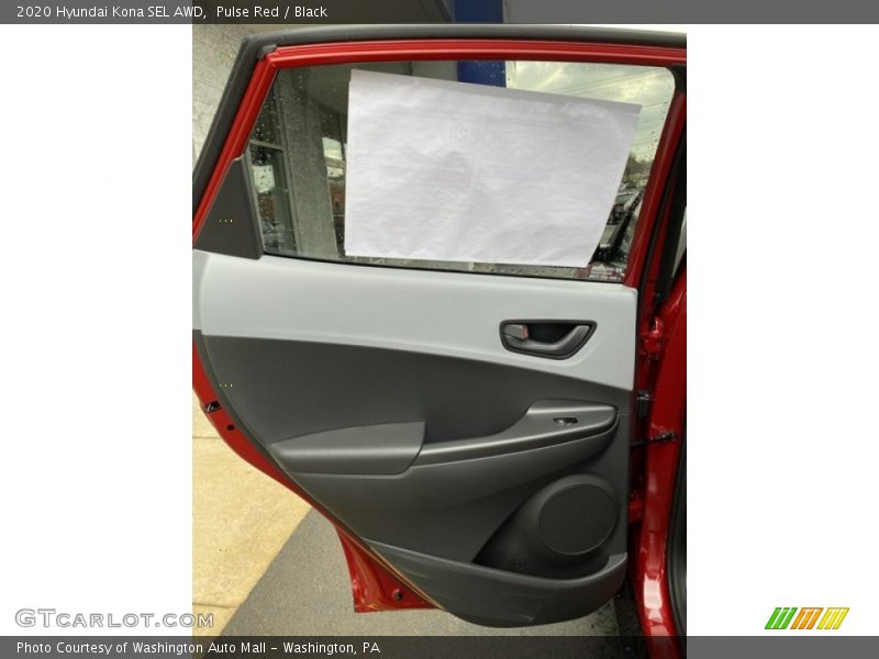 Pulse Red / Black 2020 Hyundai Kona SEL AWD