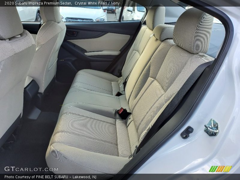 Crystal White Pearl / Ivory 2020 Subaru Impreza Premium Sedan