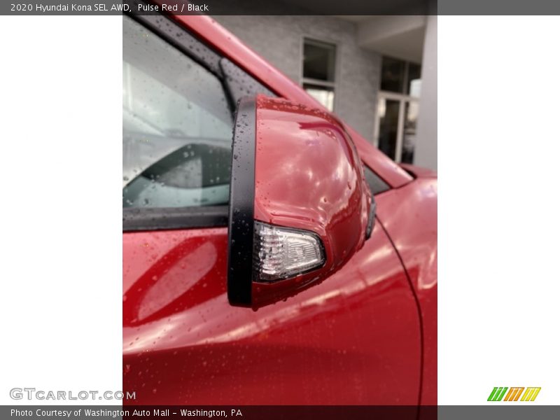 Pulse Red / Black 2020 Hyundai Kona SEL AWD