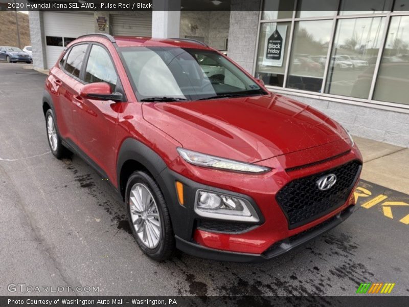 Front 3/4 View of 2020 Kona SEL AWD