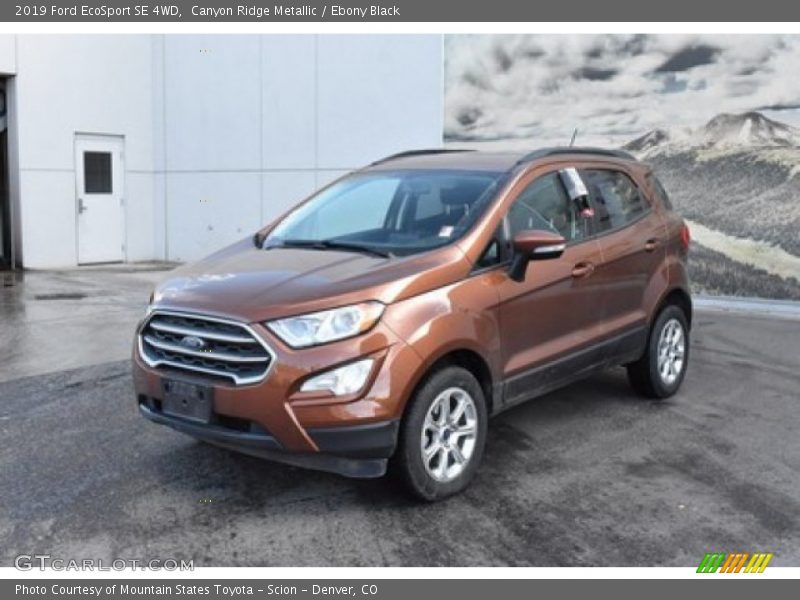 Canyon Ridge Metallic / Ebony Black 2019 Ford EcoSport SE 4WD
