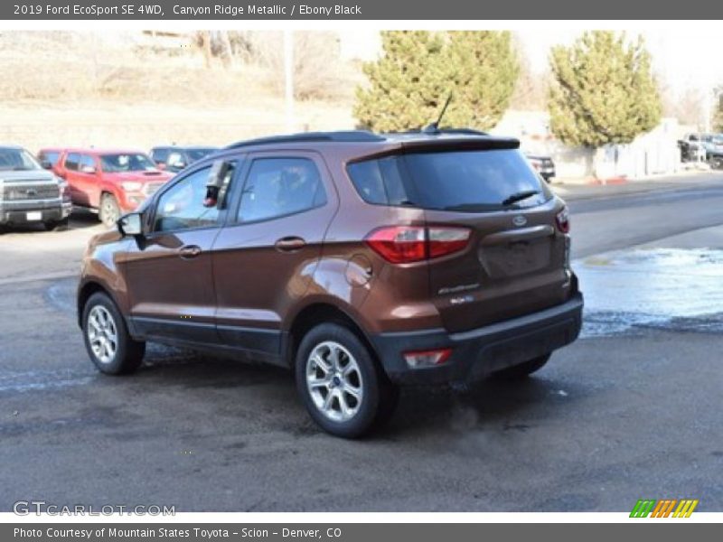 Canyon Ridge Metallic / Ebony Black 2019 Ford EcoSport SE 4WD