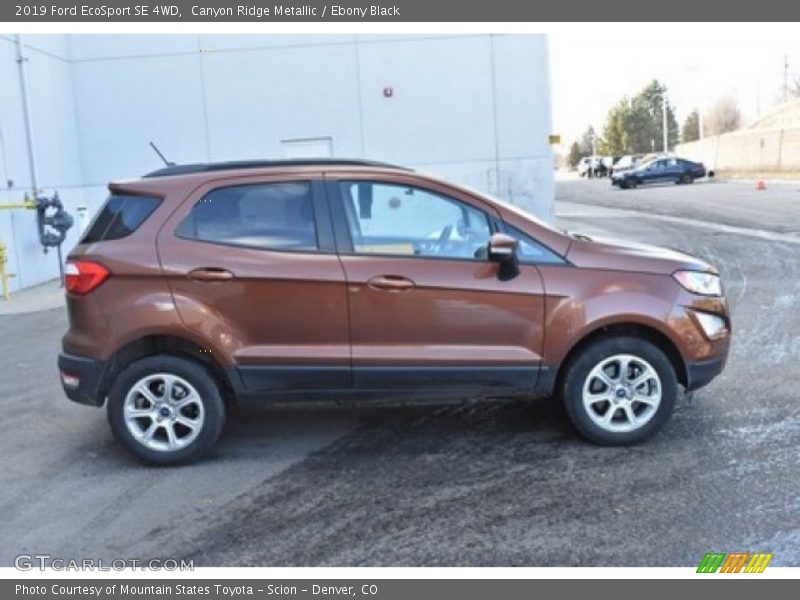 Canyon Ridge Metallic / Ebony Black 2019 Ford EcoSport SE 4WD