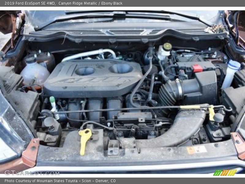 Canyon Ridge Metallic / Ebony Black 2019 Ford EcoSport SE 4WD