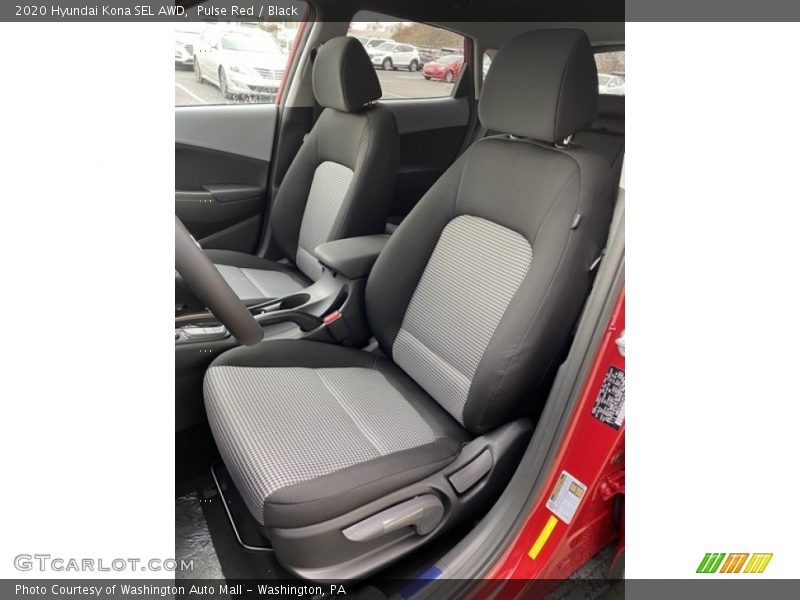 Front Seat of 2020 Kona SEL AWD