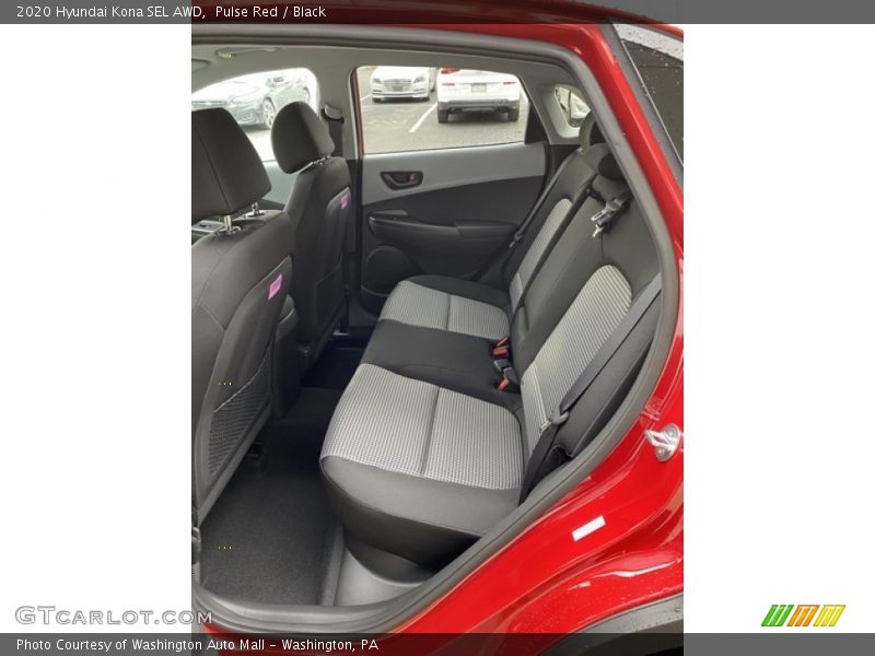 Rear Seat of 2020 Kona SEL AWD