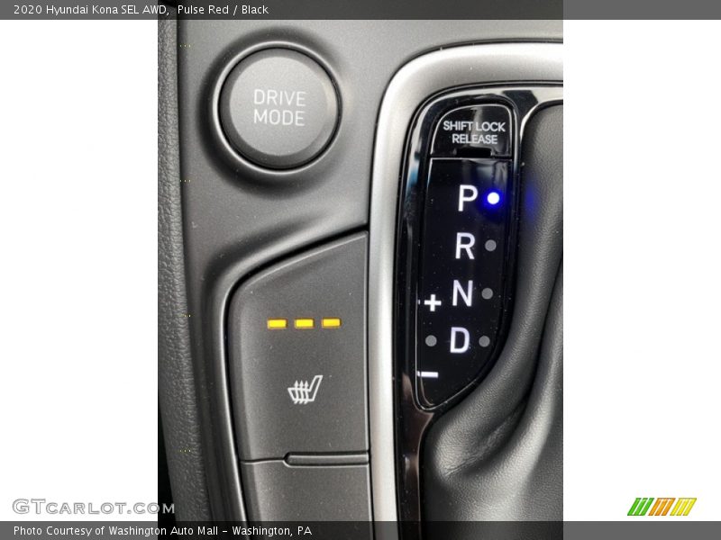 Pulse Red / Black 2020 Hyundai Kona SEL AWD