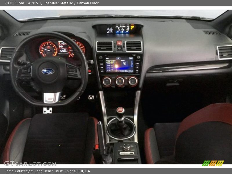 Dashboard of 2016 WRX STI