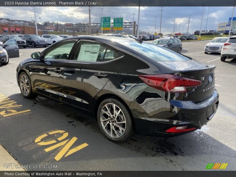 Phantom Black / Gray 2020 Hyundai Elantra Limited