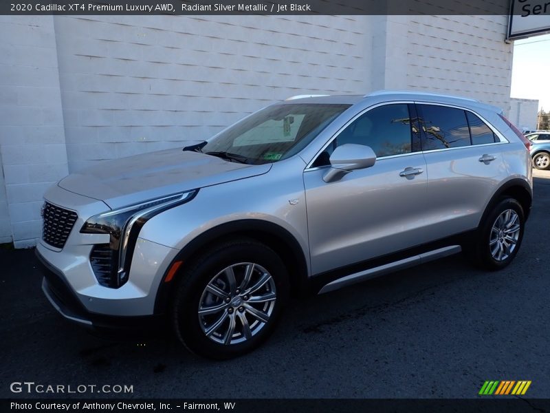 Radiant Silver Metallic / Jet Black 2020 Cadillac XT4 Premium Luxury AWD