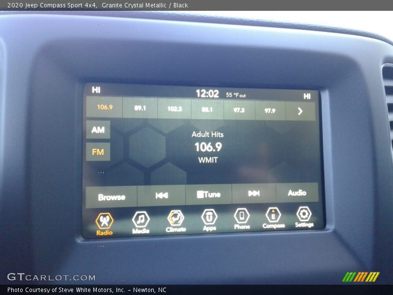 Granite Crystal Metallic / Black 2020 Jeep Compass Sport 4x4