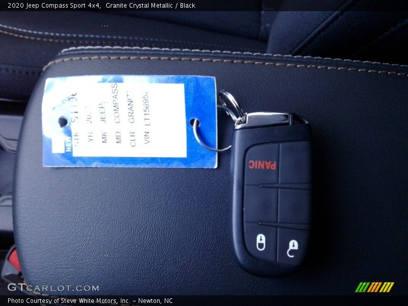 Granite Crystal Metallic / Black 2020 Jeep Compass Sport 4x4