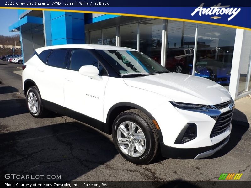 Summit White / Jet Black 2020 Chevrolet Blazer LT AWD