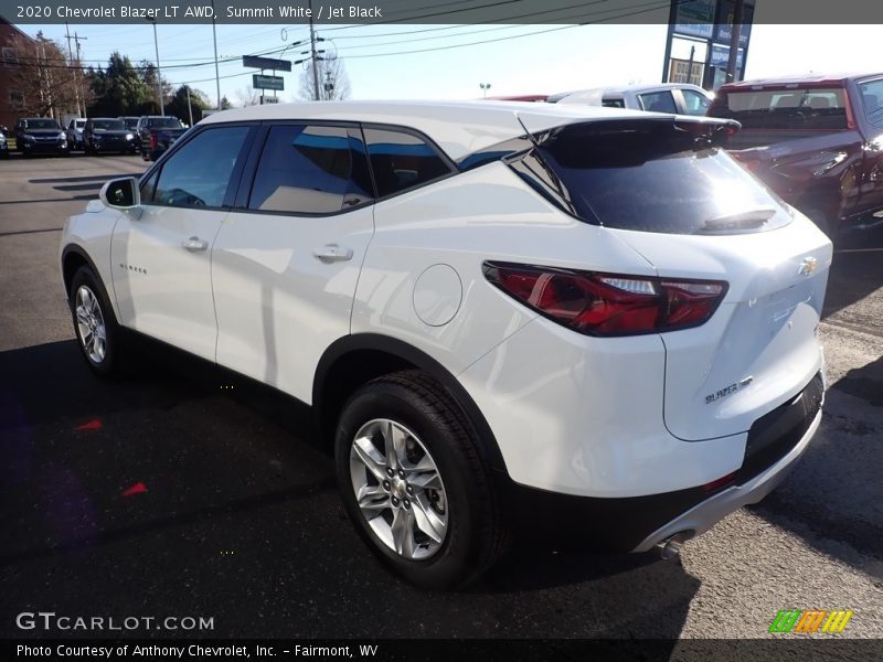 Summit White / Jet Black 2020 Chevrolet Blazer LT AWD