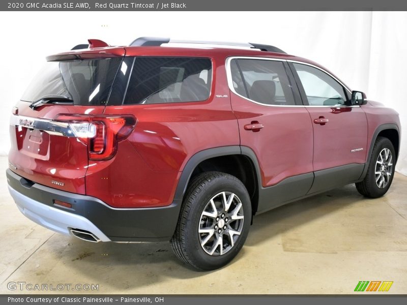 Red Quartz Tintcoat / Jet Black 2020 GMC Acadia SLE AWD