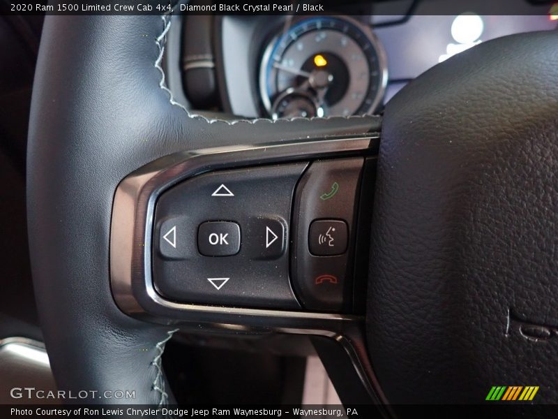Diamond Black Crystal Pearl / Black 2020 Ram 1500 Limited Crew Cab 4x4