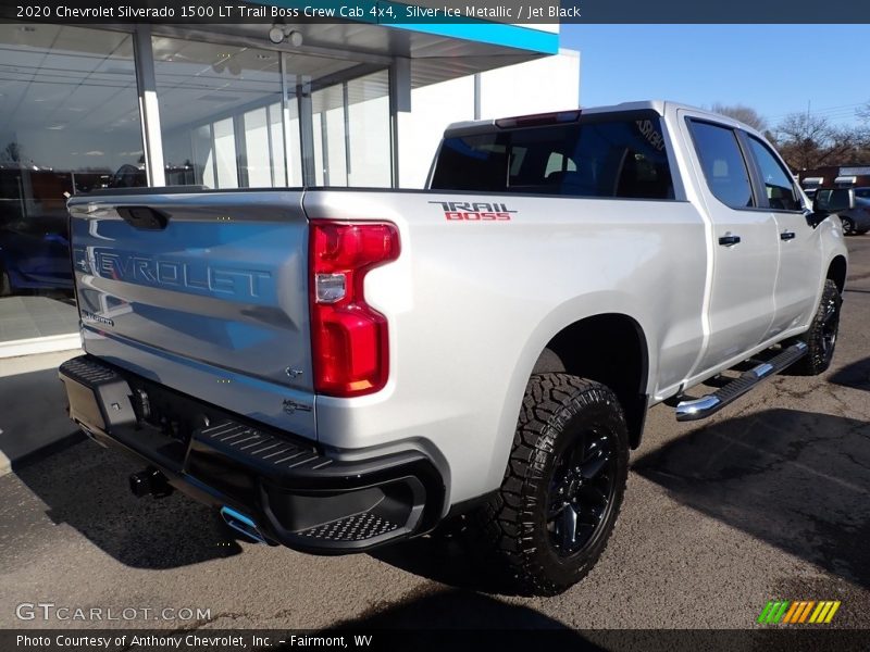 Silver Ice Metallic / Jet Black 2020 Chevrolet Silverado 1500 LT Trail Boss Crew Cab 4x4