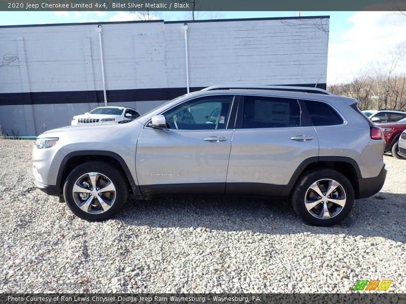 Billet Silver Metallic / Black 2020 Jeep Cherokee Limited 4x4