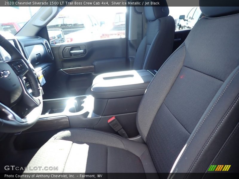 Silver Ice Metallic / Jet Black 2020 Chevrolet Silverado 1500 LT Trail Boss Crew Cab 4x4