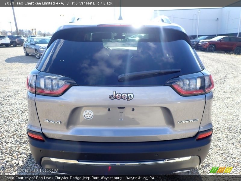 Billet Silver Metallic / Black 2020 Jeep Cherokee Limited 4x4