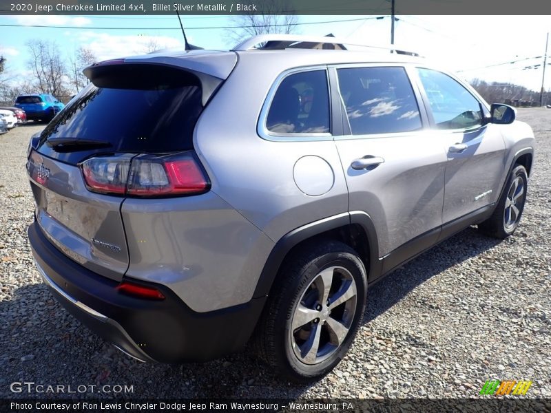 Billet Silver Metallic / Black 2020 Jeep Cherokee Limited 4x4