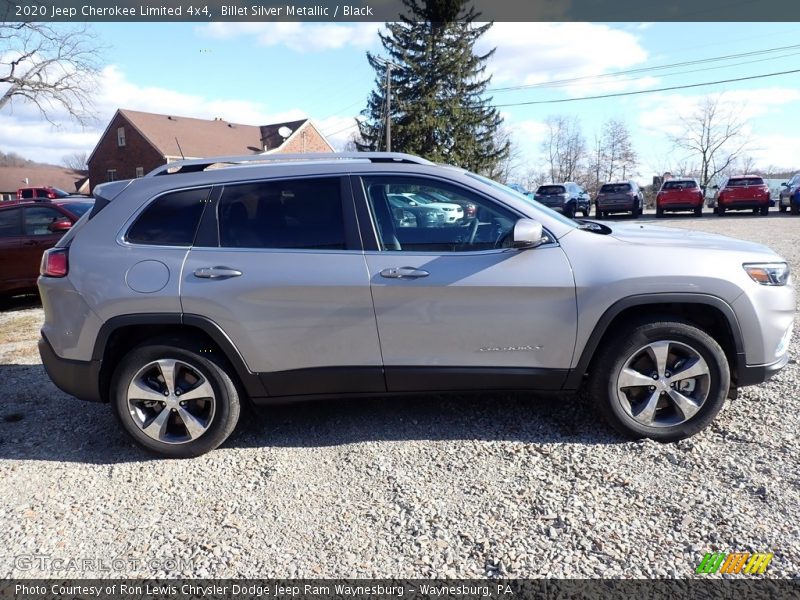 Billet Silver Metallic / Black 2020 Jeep Cherokee Limited 4x4