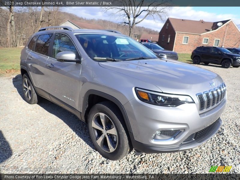 Billet Silver Metallic / Black 2020 Jeep Cherokee Limited 4x4
