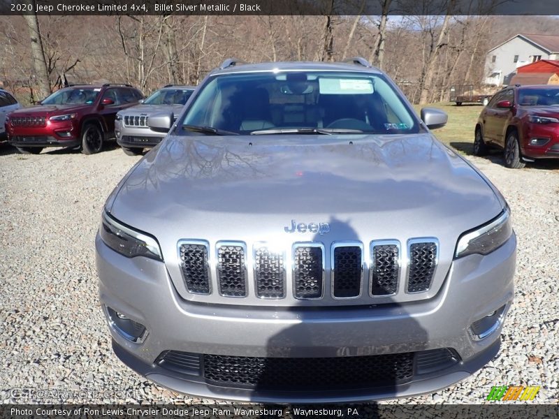 Billet Silver Metallic / Black 2020 Jeep Cherokee Limited 4x4