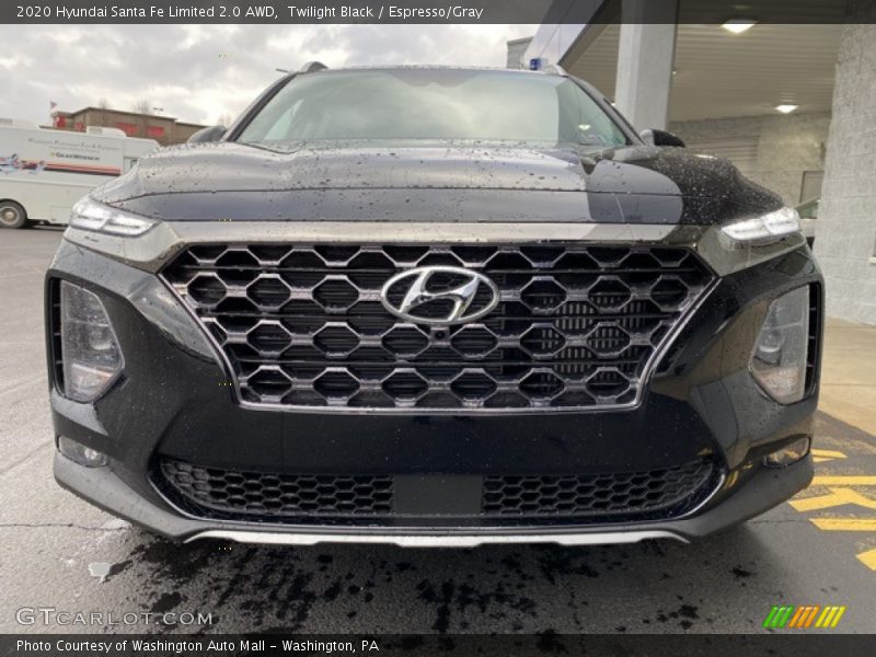 Twilight Black / Espresso/Gray 2020 Hyundai Santa Fe Limited 2.0 AWD