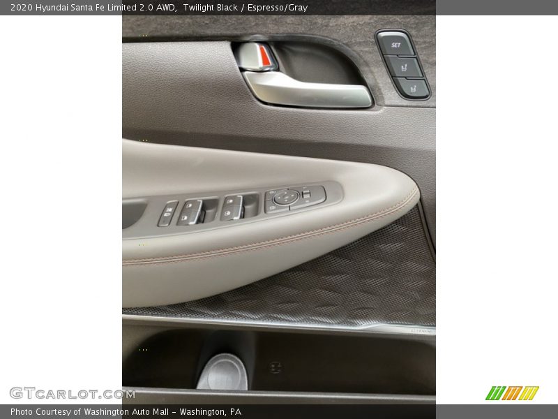 Twilight Black / Espresso/Gray 2020 Hyundai Santa Fe Limited 2.0 AWD