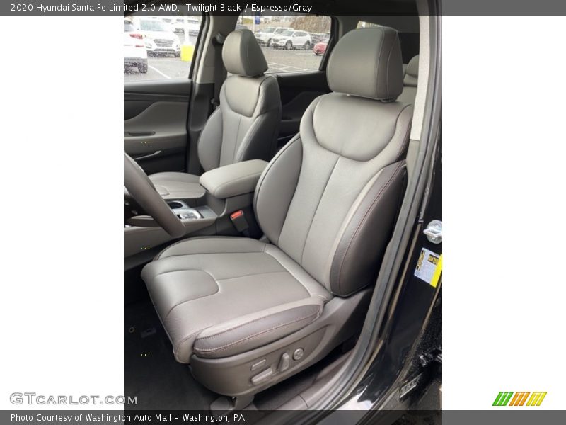 Front Seat of 2020 Santa Fe Limited 2.0 AWD