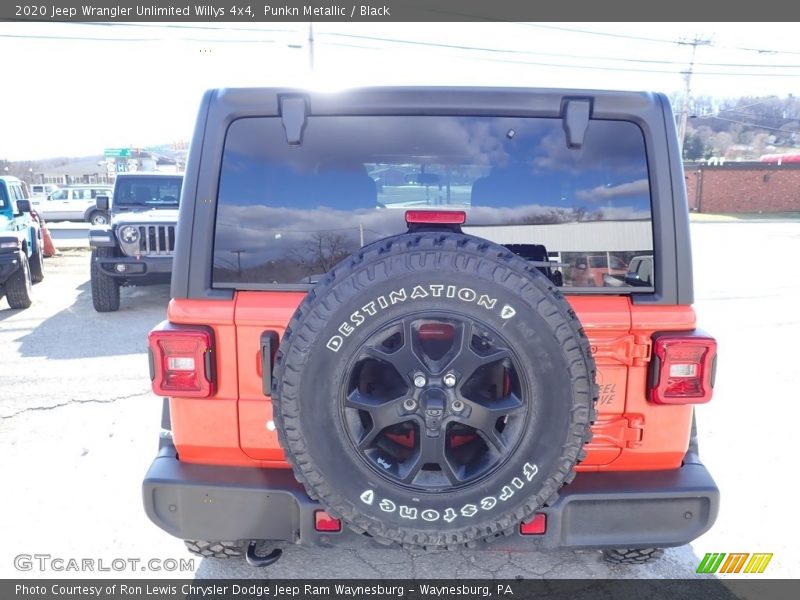 Punkn Metallic / Black 2020 Jeep Wrangler Unlimited Willys 4x4