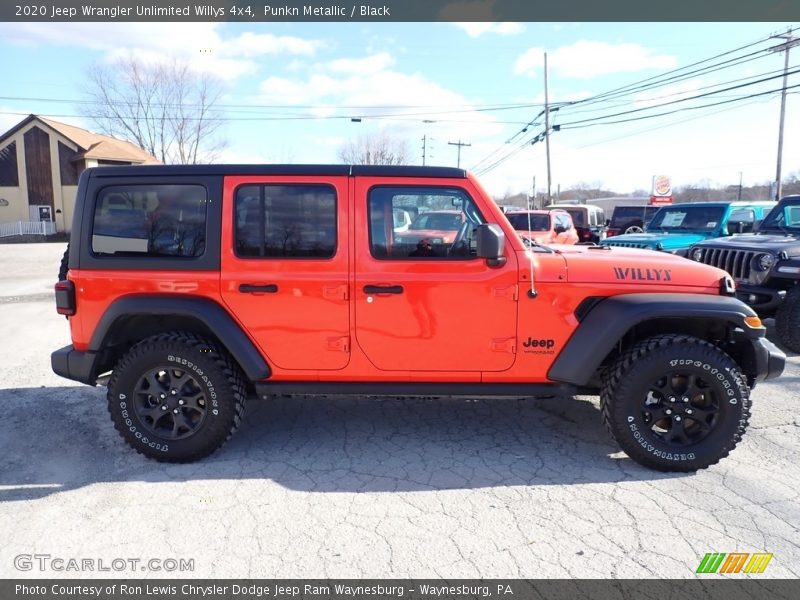  2020 Wrangler Unlimited Willys 4x4 Punkn Metallic