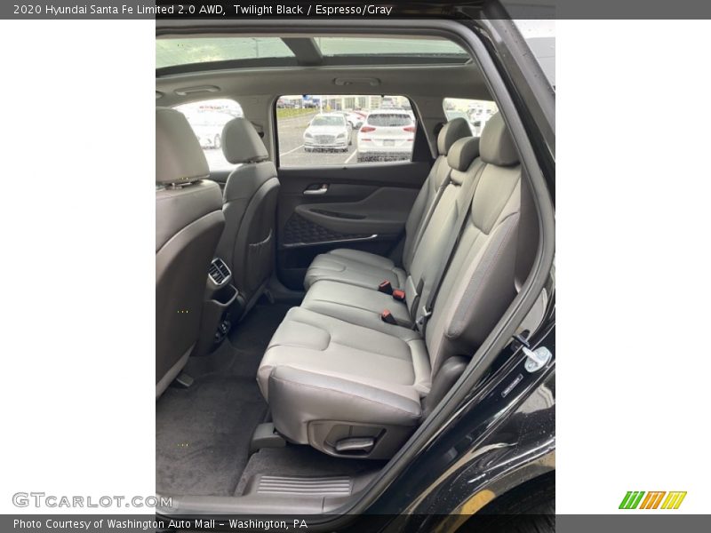 Rear Seat of 2020 Santa Fe Limited 2.0 AWD