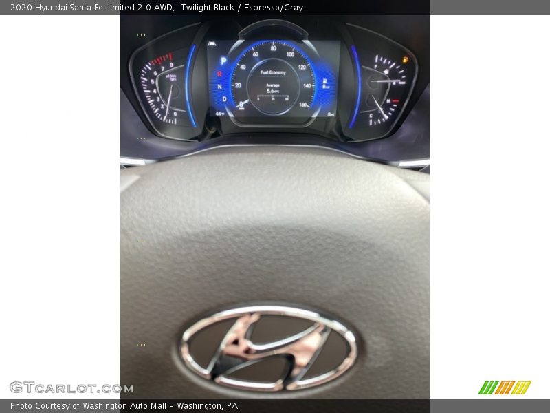  2020 Santa Fe Limited 2.0 AWD Limited 2.0 AWD Gauges