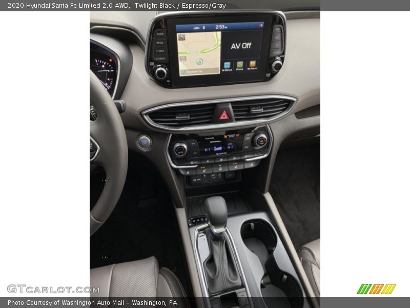 Twilight Black / Espresso/Gray 2020 Hyundai Santa Fe Limited 2.0 AWD