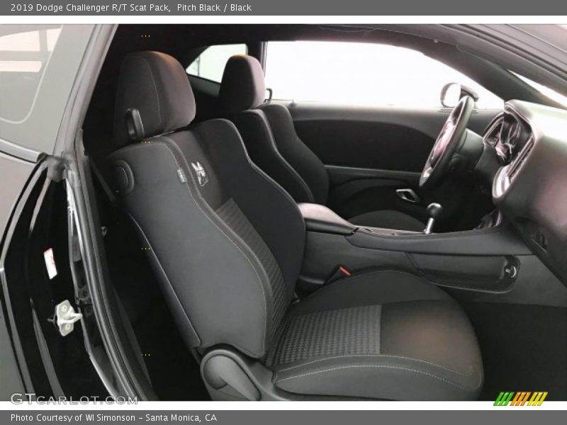 Front Seat of 2019 Challenger R/T Scat Pack