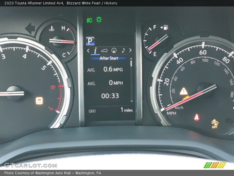 Blizzard White Pearl / Hickory 2020 Toyota 4Runner Limited 4x4