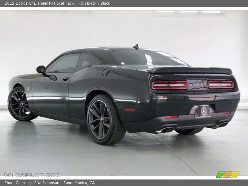 Pitch Black / Black 2019 Dodge Challenger R/T Scat Pack