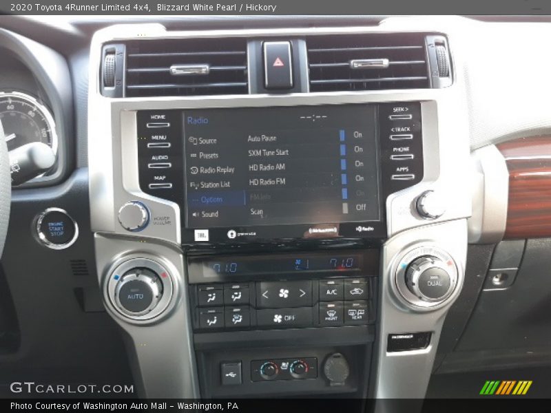 Blizzard White Pearl / Hickory 2020 Toyota 4Runner Limited 4x4