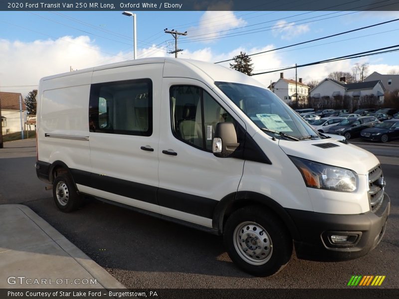 Front 3/4 View of 2020 Transit Van 250 MR Long