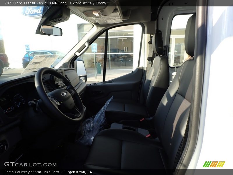 Oxford White / Ebony 2020 Ford Transit Van 250 MR Long