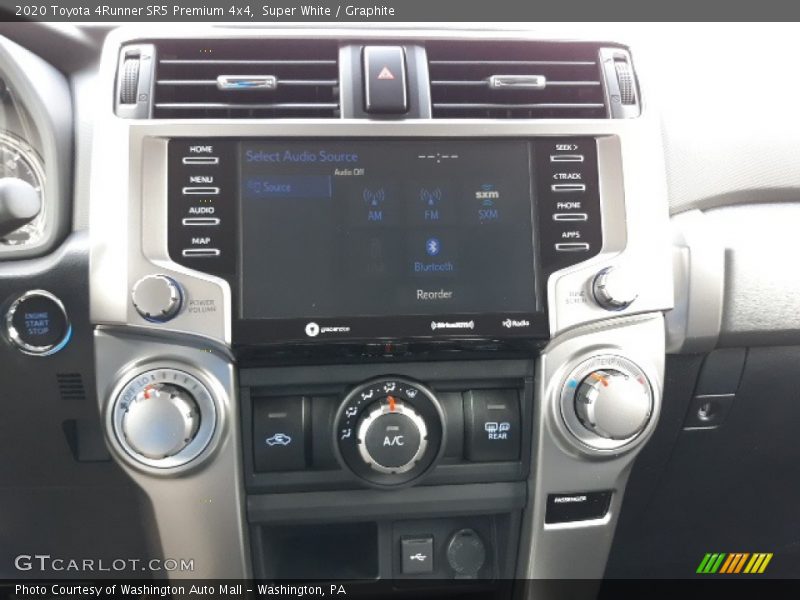 Super White / Graphite 2020 Toyota 4Runner SR5 Premium 4x4
