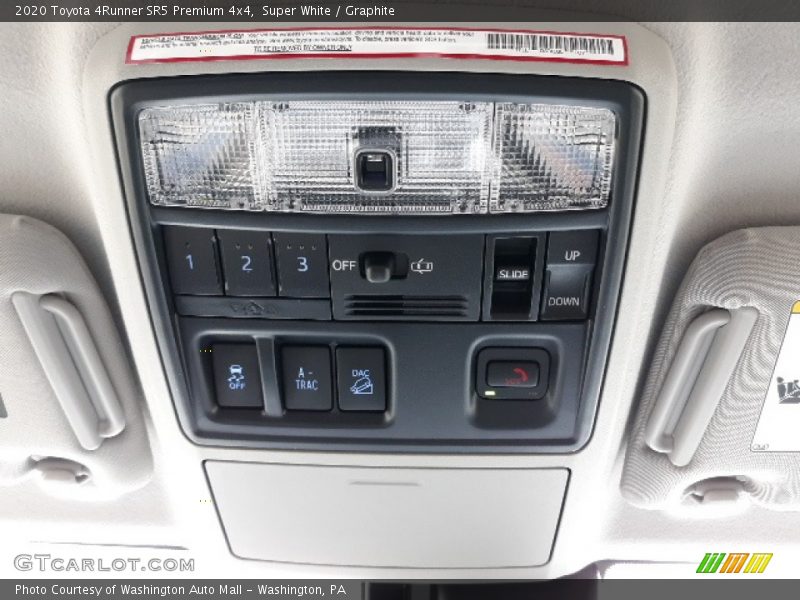 Super White / Graphite 2020 Toyota 4Runner SR5 Premium 4x4