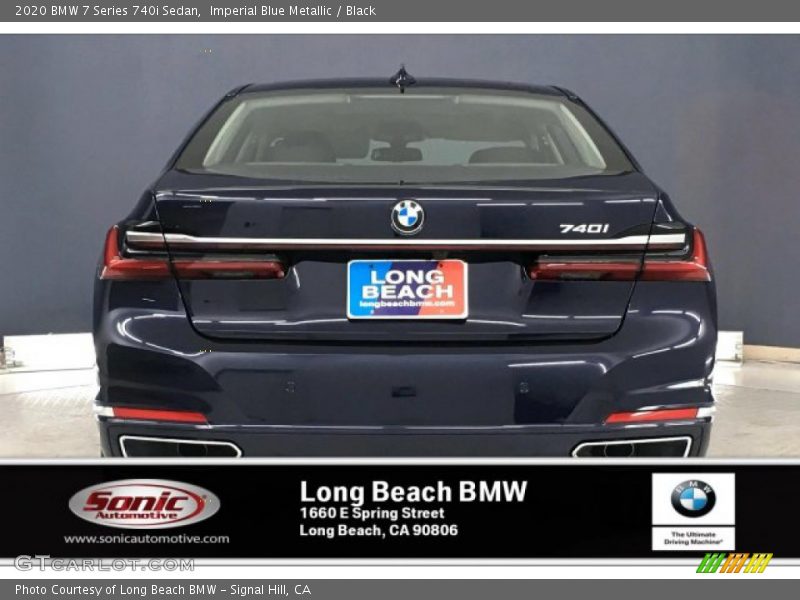 Imperial Blue Metallic / Black 2020 BMW 7 Series 740i Sedan