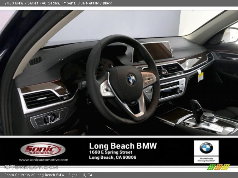 Imperial Blue Metallic / Black 2020 BMW 7 Series 740i Sedan