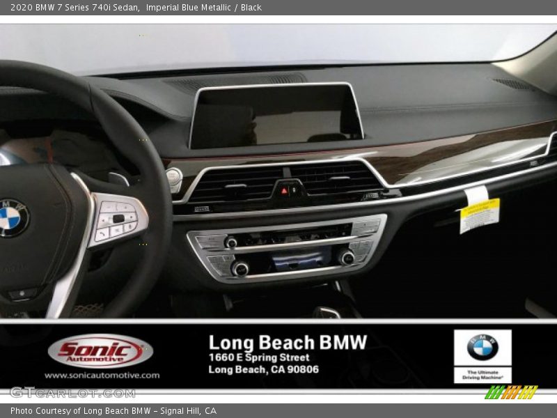 Imperial Blue Metallic / Black 2020 BMW 7 Series 740i Sedan