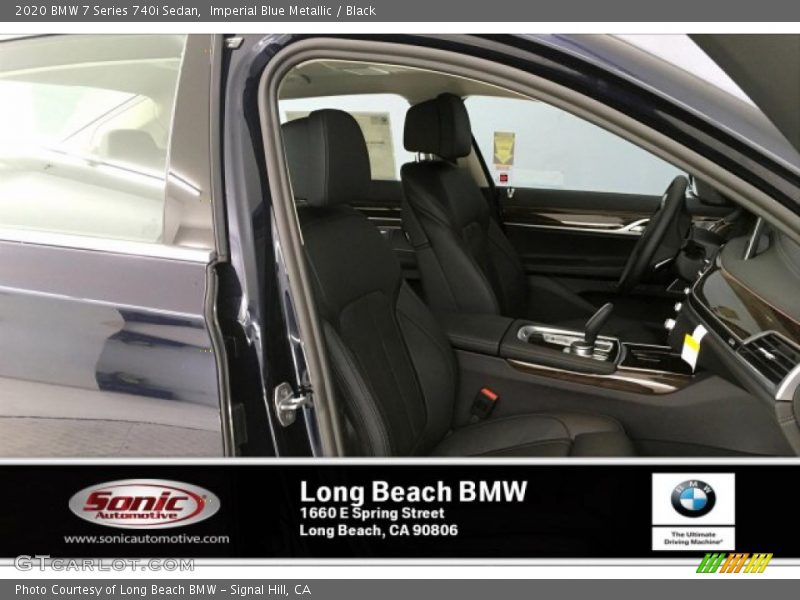 Imperial Blue Metallic / Black 2020 BMW 7 Series 740i Sedan