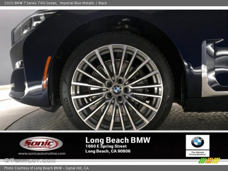 Imperial Blue Metallic / Black 2020 BMW 7 Series 740i Sedan